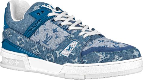 louis vuitton sneakers blauw|blue louis vuitton trainers.